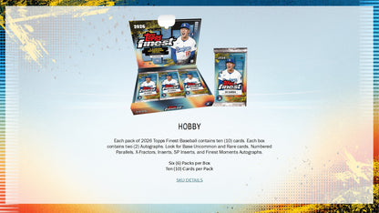 2026 Topps Finest MLB Baseball Hobby Box