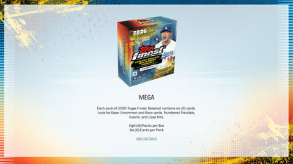 2026 Topps Finest MLB Baseball Hobby Box