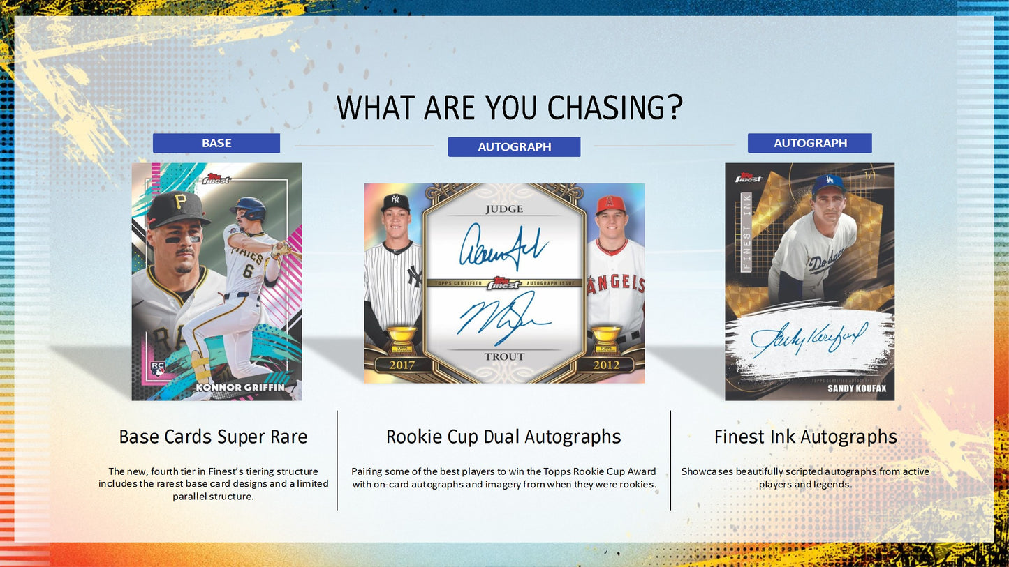2026 Topps Finest MLB Baseball Hobby Box