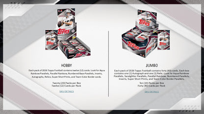 2026 Topps Flagship Football Mega Box