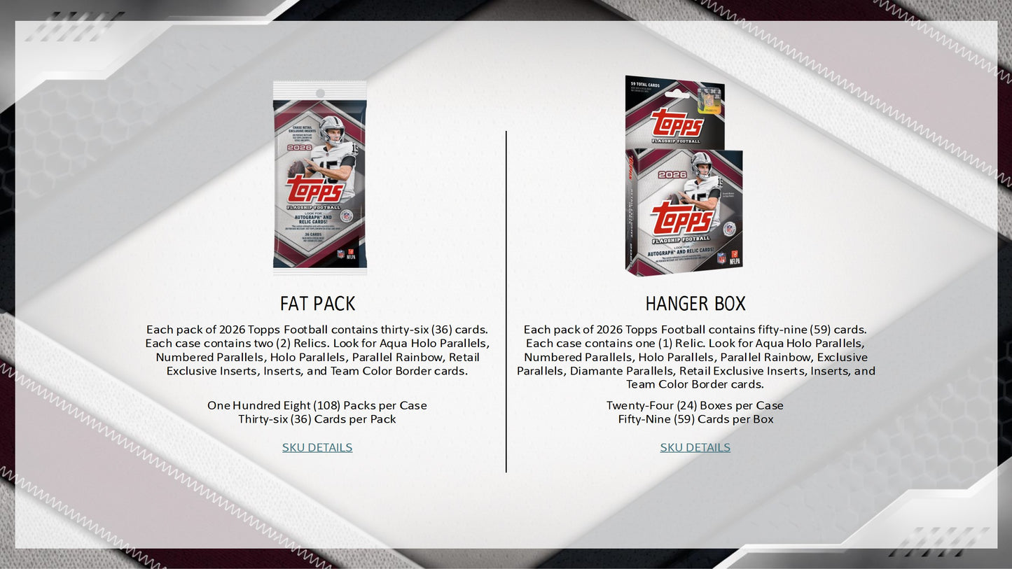 2026 Topps Flagship Football Mega Box