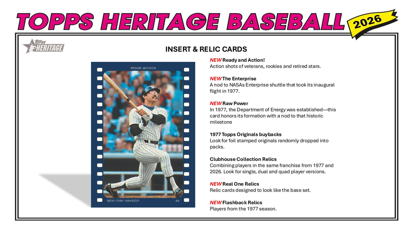2026 Topps Heritage Baseball Hobby Box