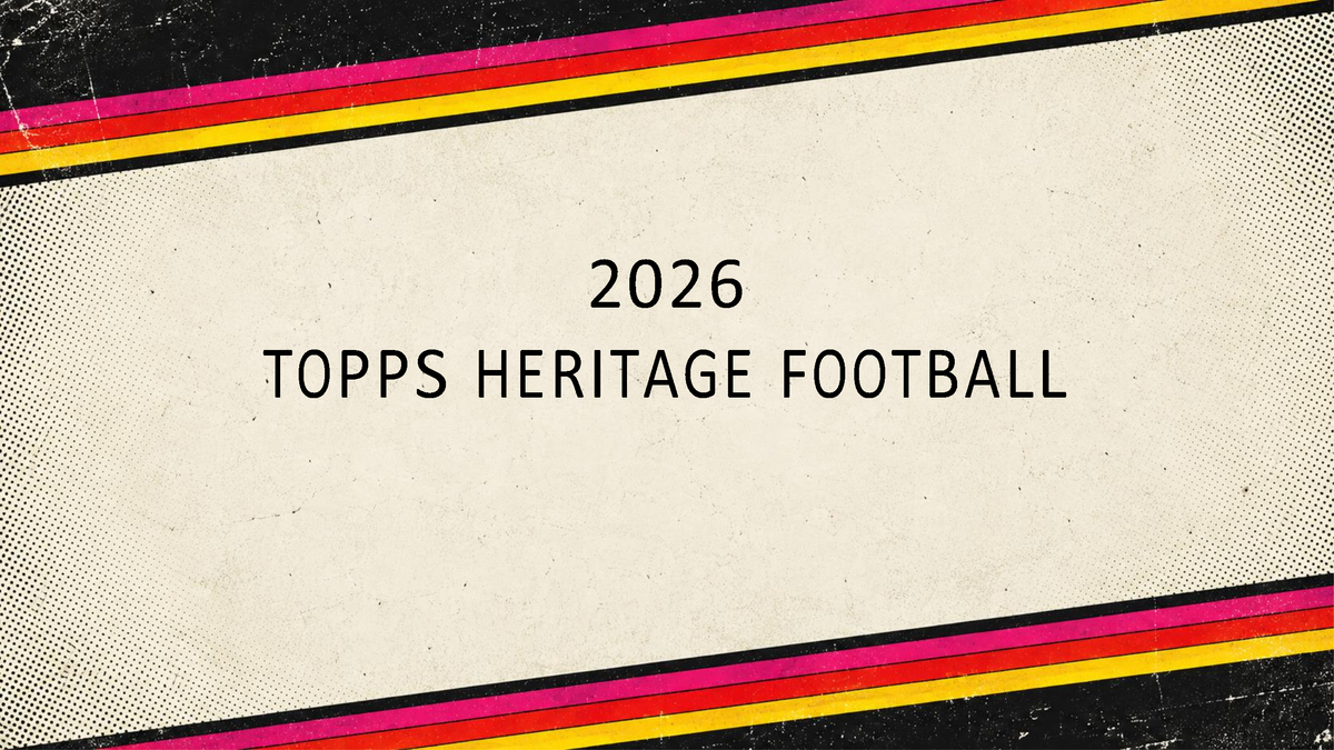 2026 Topps Heritage Football Hobby Box