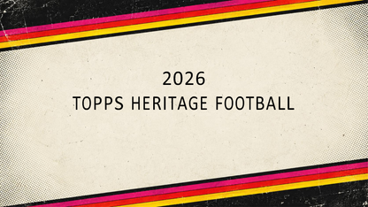 2026 Topps Heritage Football Hobby Box