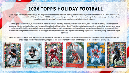 2026 Topps Holiday Football Mega Box