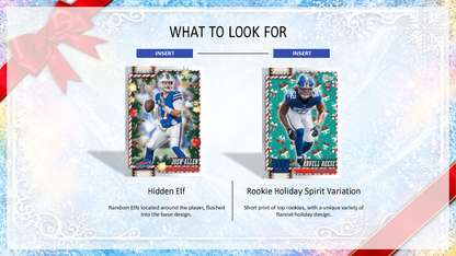 2026 Topps Holiday Football Mega Box
