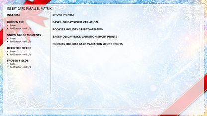 2026 Topps Holiday Football Mega Box