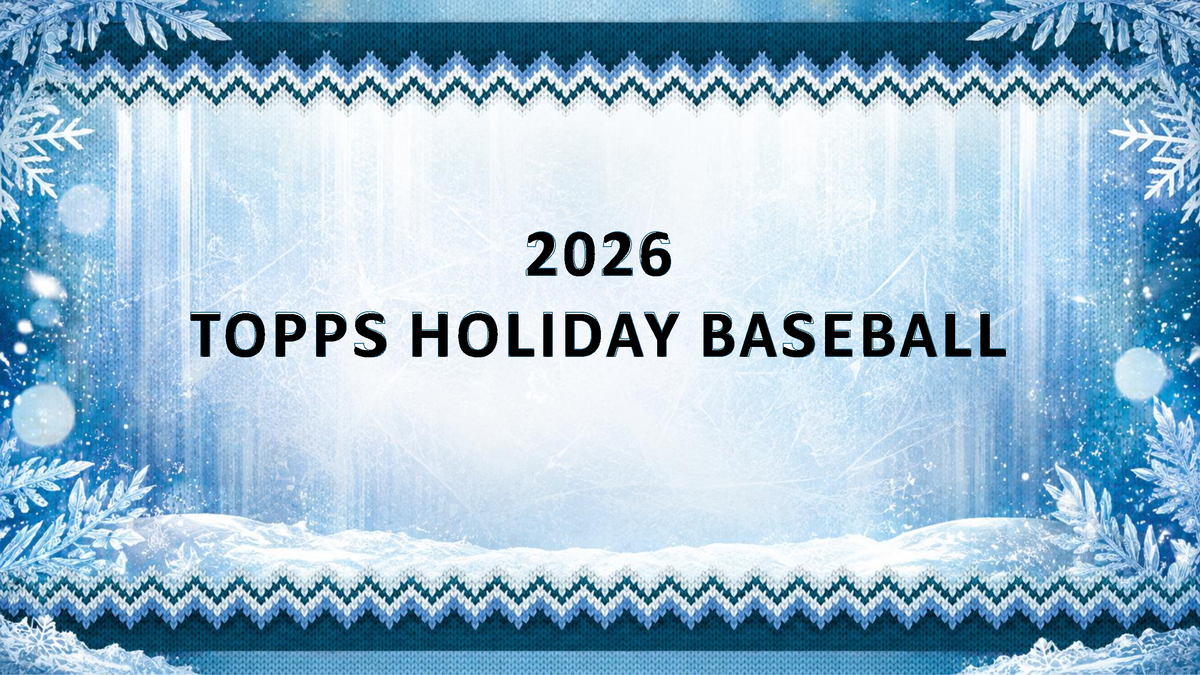 2026 Topps Baseball Holiday Advent Calendar Box