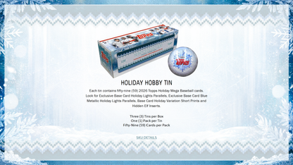 2026 Topps Baseball Holiday Advent Calendar Box