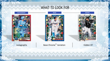2026 Topps Baseball Holiday Advent Calendar Box