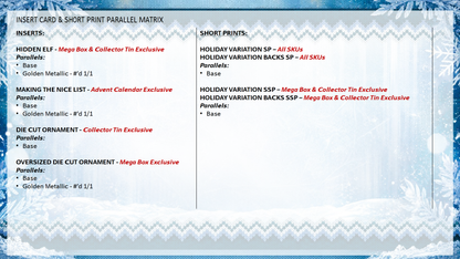 2026 Topps Baseball Holiday Advent Calendar Box