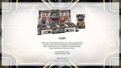 2026 Topps UFC Knockout Hobby Box