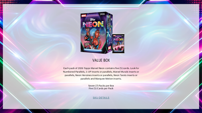 2026 Topps Neon Marvel Value Box