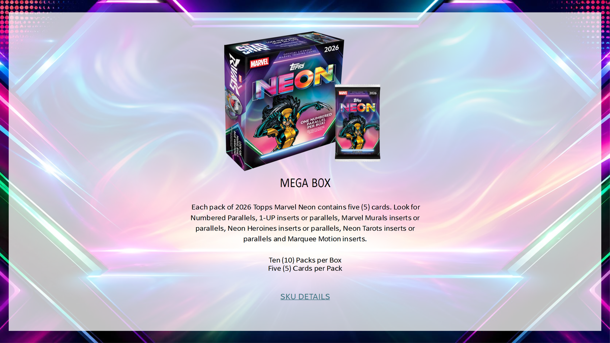 2026 Topps Neon Marvel Value Box