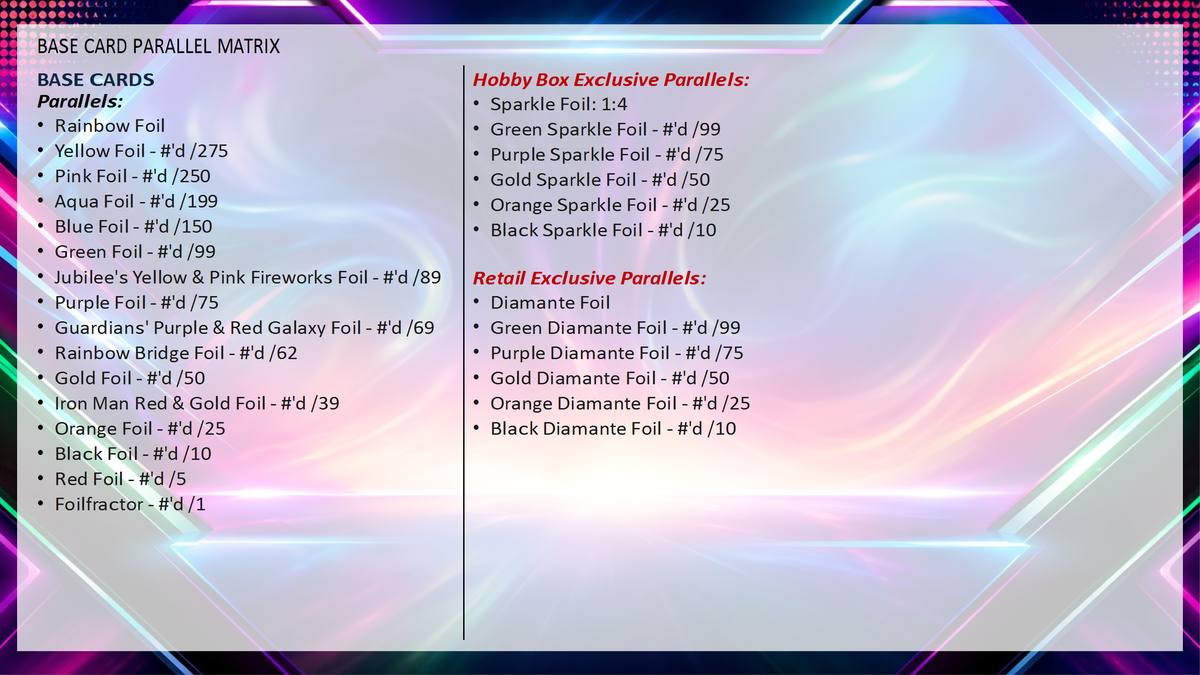 2026 Topps Neon Marvel Value Box