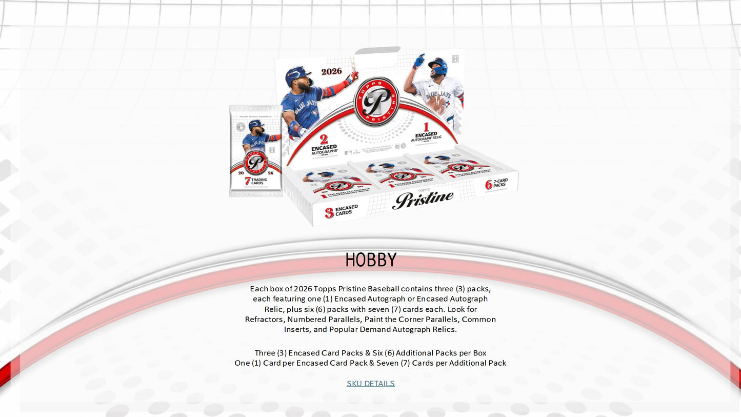 2026 Topps Pristine Baseball Hobby Box