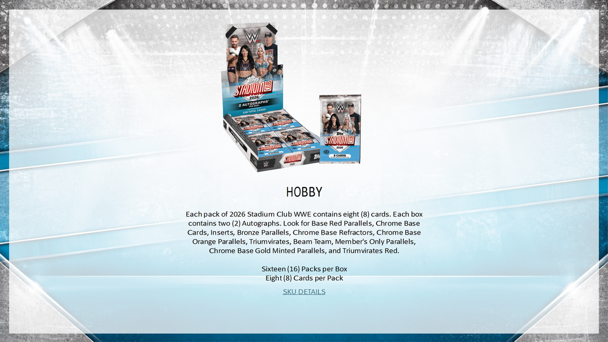 2026 Topps Stadium Club WWE Value Box