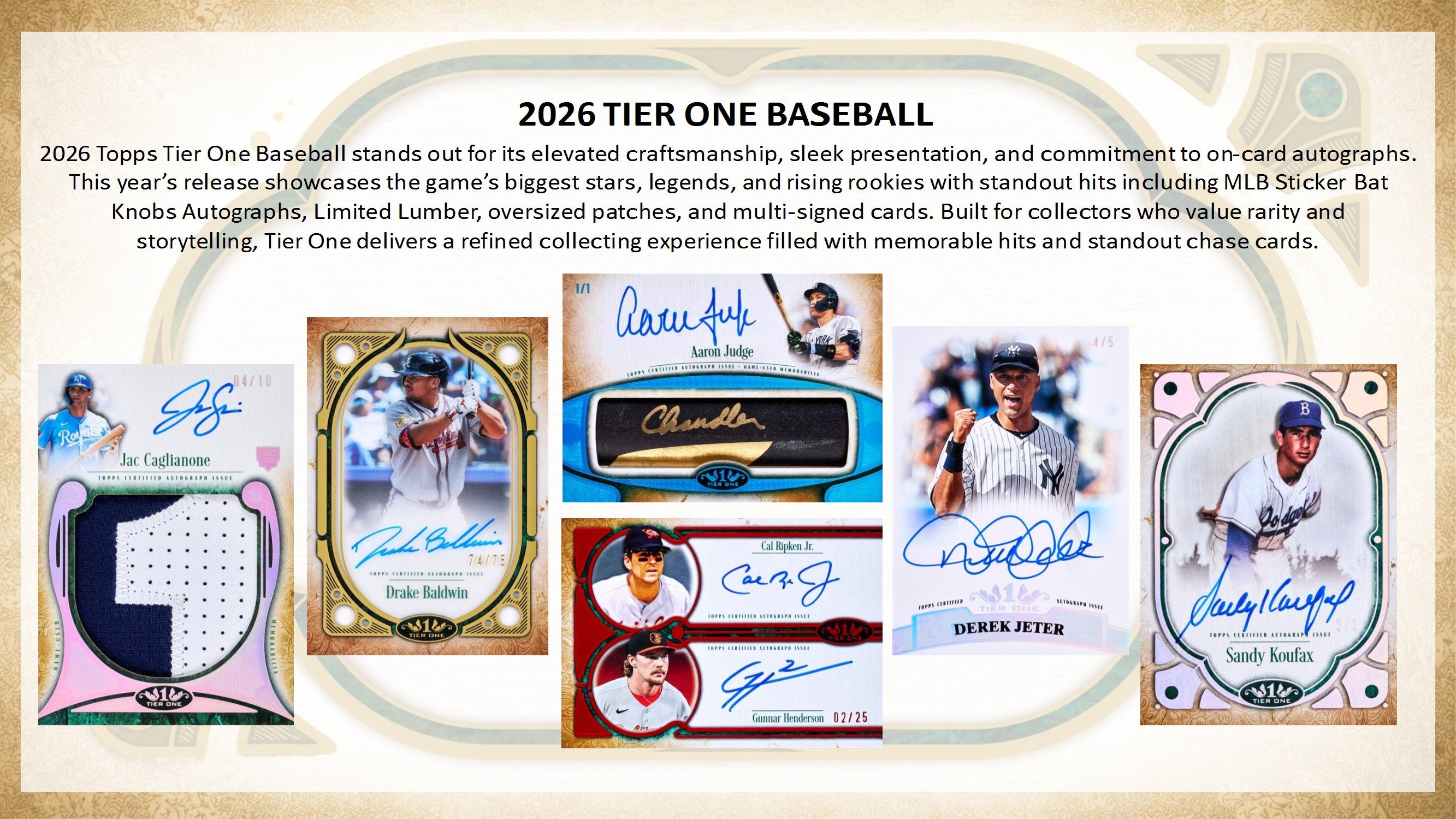 2026 Topps Tier One Baseball Hobby Box – Digital Heroes