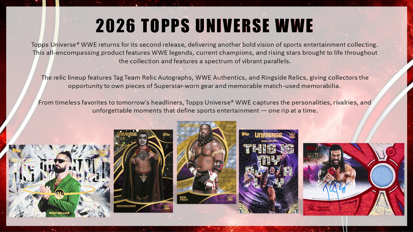 2026 Topps WWE Universe Hobby Box