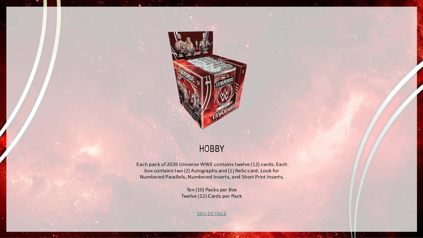 2026 Topps WWE Universe Hobby Box