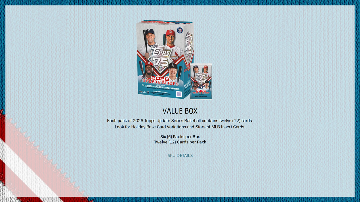 2026 Topps Update Series Baseball Hobby Box