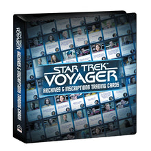 2026 Rittenhouse Star Trek Voyager Archives & Inscriptions 3 Ring Binder Album & P3 Promo