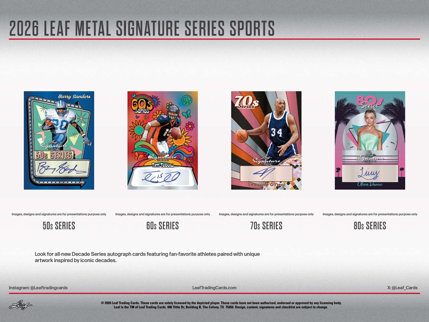2026 Leaf Metal Signature Series Multi-Sport Card Box