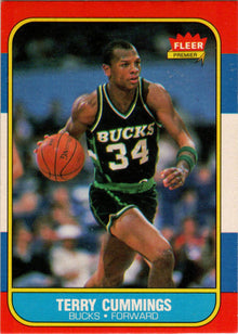1986-87 Fleer Basketball #20 Terry Cummings Base Rookie Card