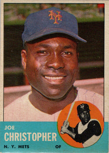Topps Baseball 1963 Base Card 217 Joe Christopher