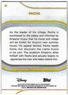 2025 Topps Chrome Disney Base Card 21 Pacha