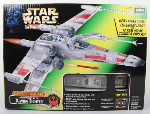 Kenner Star Wars Power of the Force Electronic Luke Skywalker's Red Five X-Wing Fighter