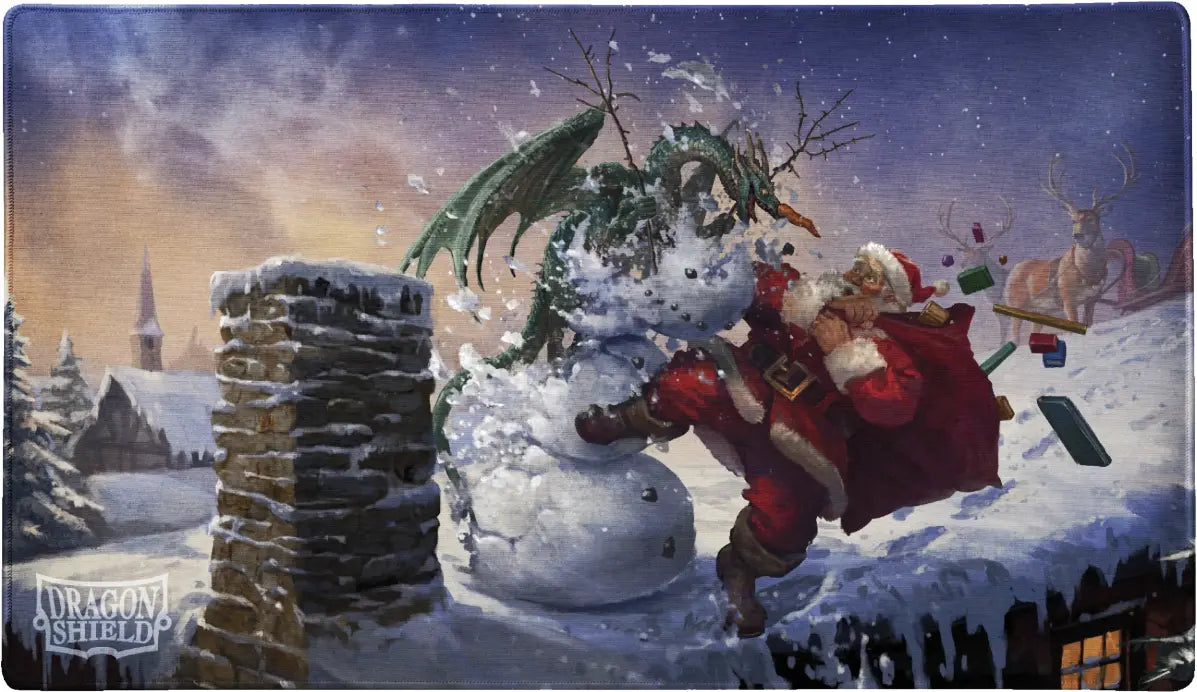 Dragon Shield Playmat - Christmas 2023 - Collectible Card Game Playmat with Tube