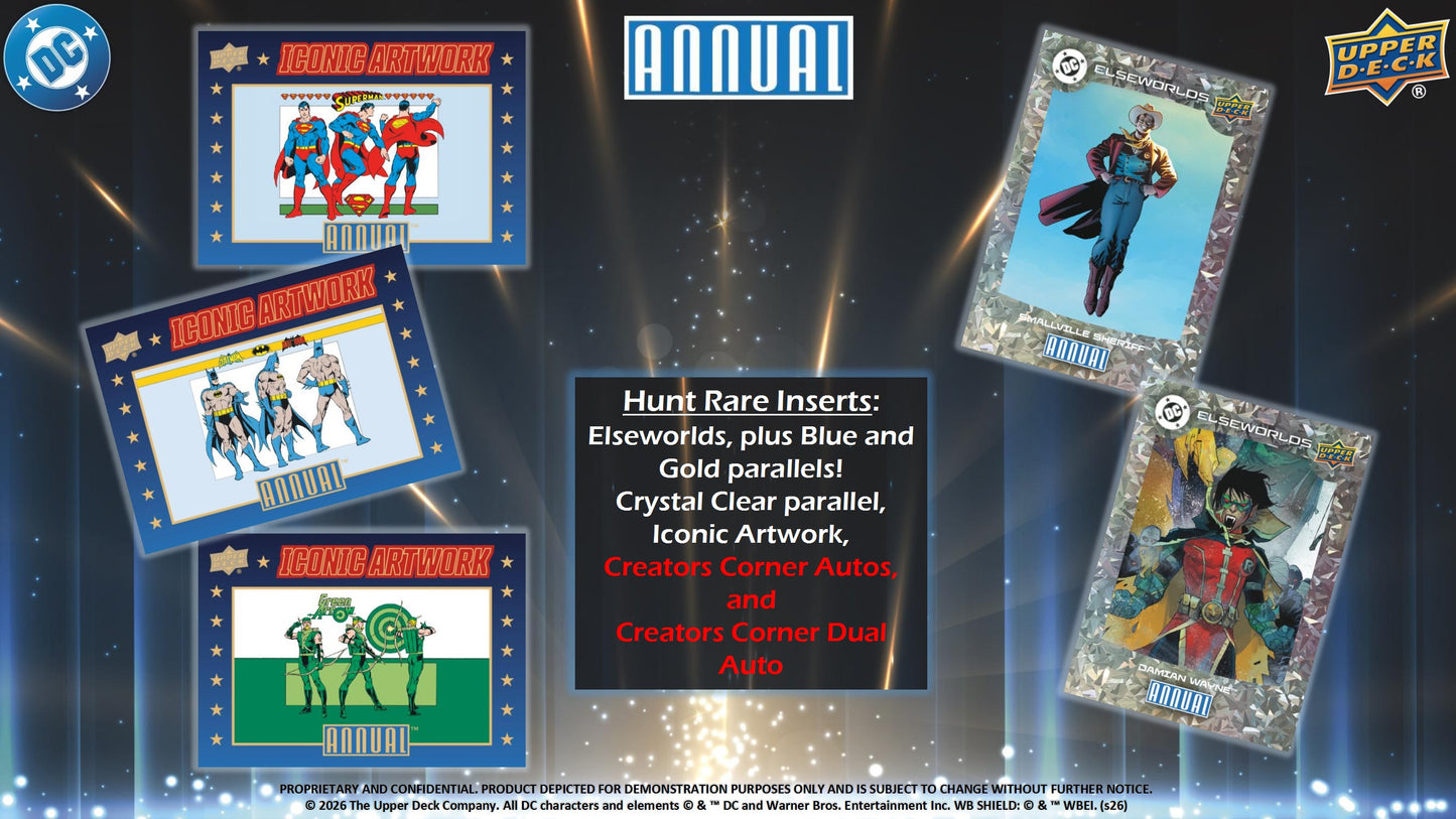 Upper Deck 2024-25 DC Annual Hobby Box