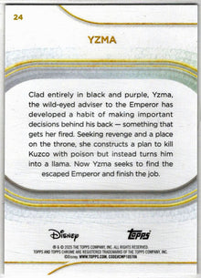 2025 Topps Chrome Disney Base Card 24 Yzma