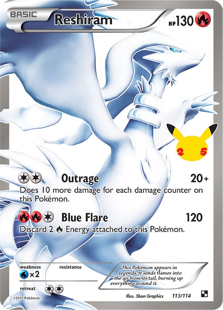 Reshiram - Celebrations: Classic Collection 113/114