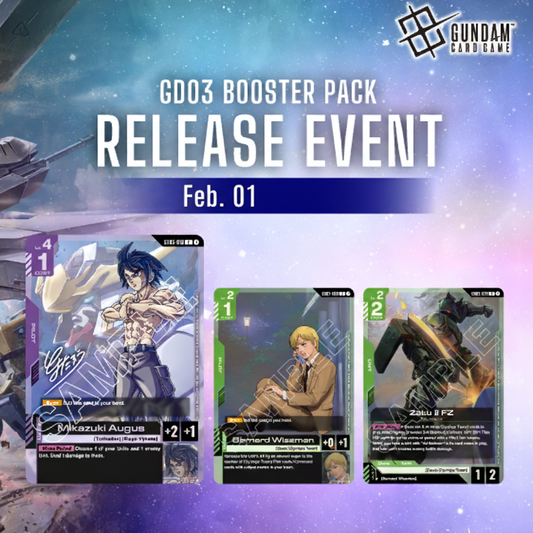 02/01/2026 12:00 PM GUNDAM CARD GAME GD03 Release Event Ticket