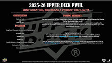 2025-26 Upper Deck PWHL Hobby Box