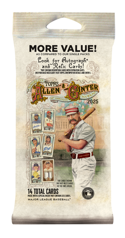 2025 Topps Allen & Ginter Baseball Hanger Fat Pack