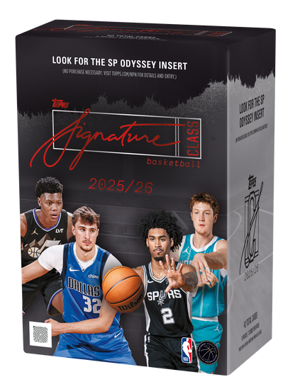 2025-26 Topps Signature Class Basketball Value Box