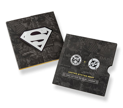2025 US Mint Superman Comic Art One Ounce Silver Medal Coin