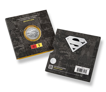 2025 US Mint Superman Comic Art One Ounce Silver Medal Coin