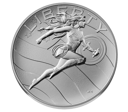 2026 US Mint Wonder Woman Comic Art One Ounce Silver Medal Coin