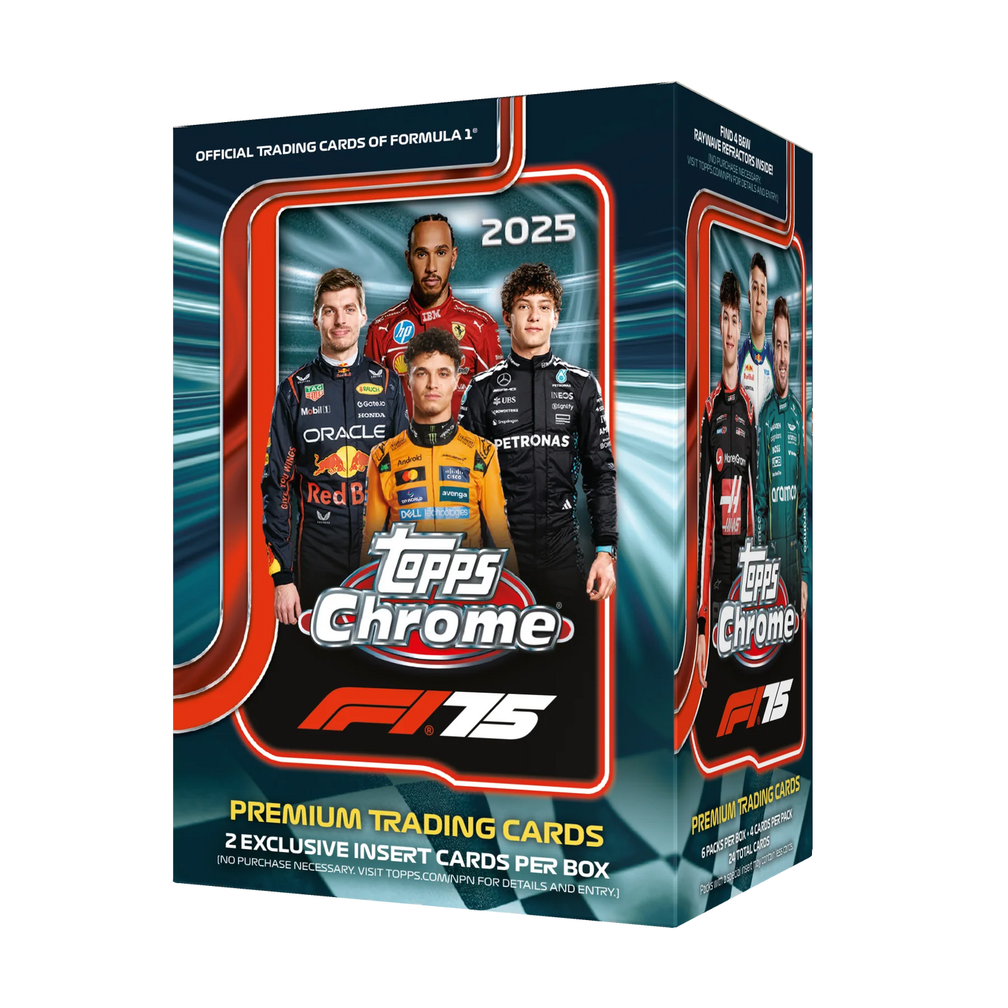 2025 Topps Chrome Formula 1 Racing Value Box