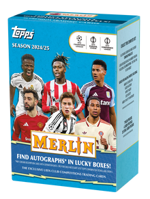 2024-25 Topps Chrome Merlin UEFA Club Competitions Value Box