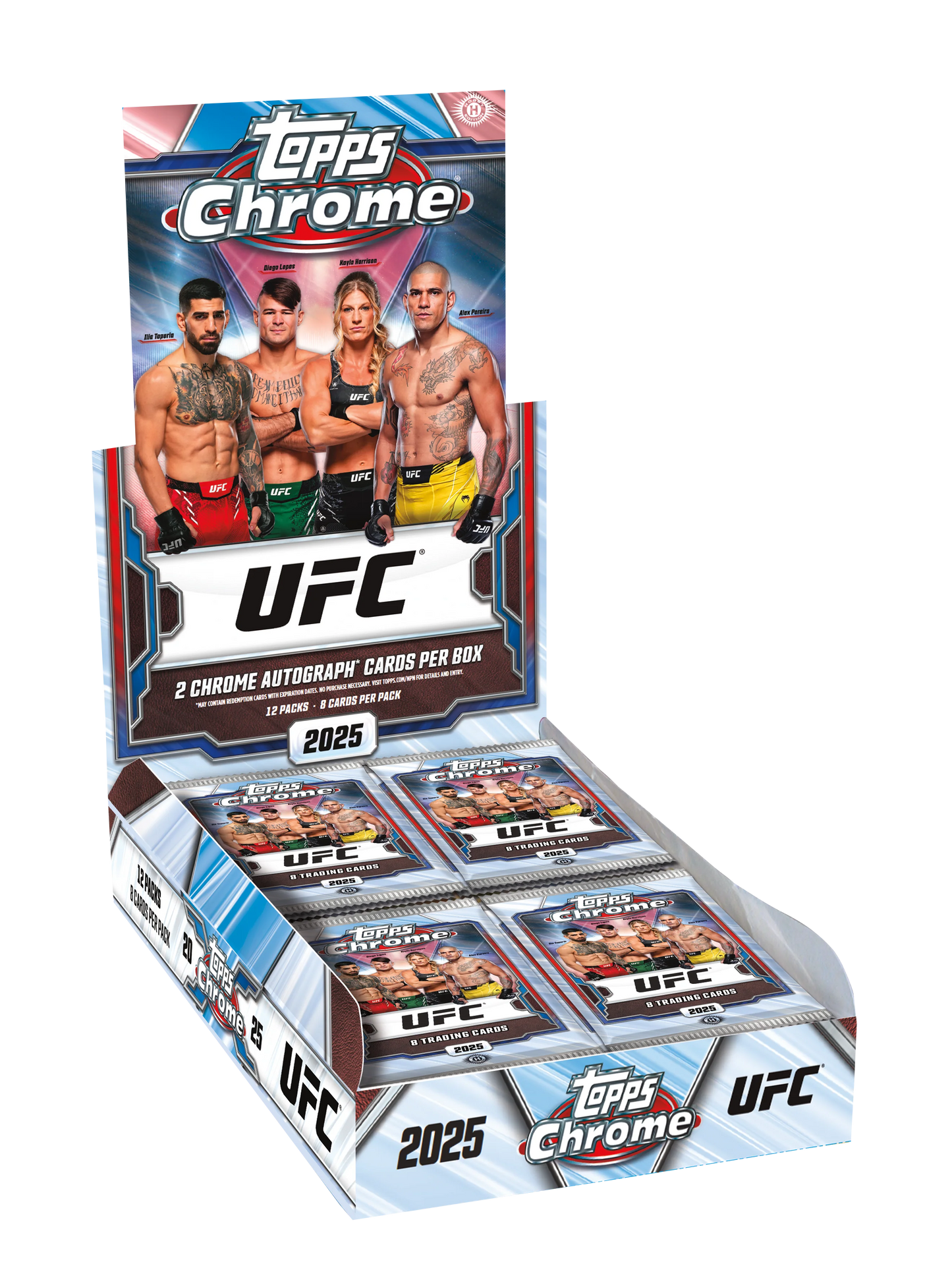 2025 Topps UFC Chrome Hobby Box