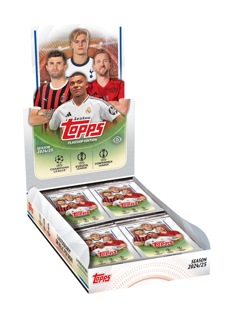 2024-25 Topps UEFA Club Competitions Soccer Hobby Box