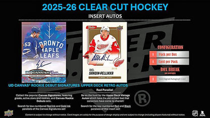 2025-26 Upper Deck Clear Cut Hockey Hobby Box