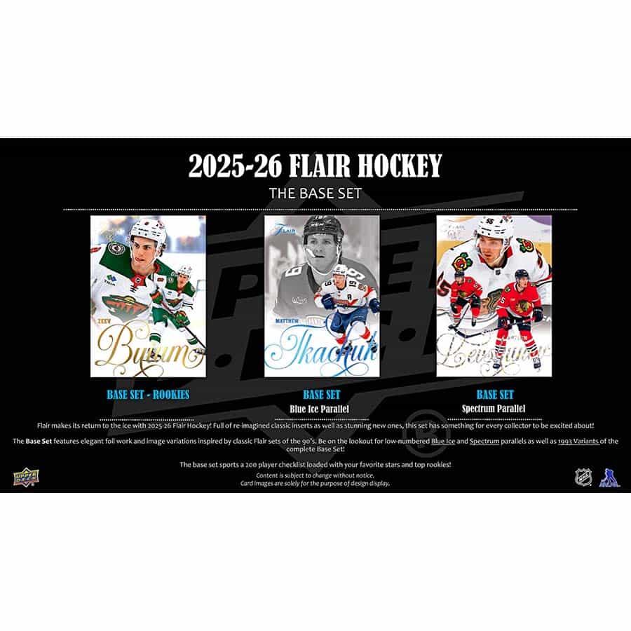 2025-26 Fleer Flair Hockey Hobby Box