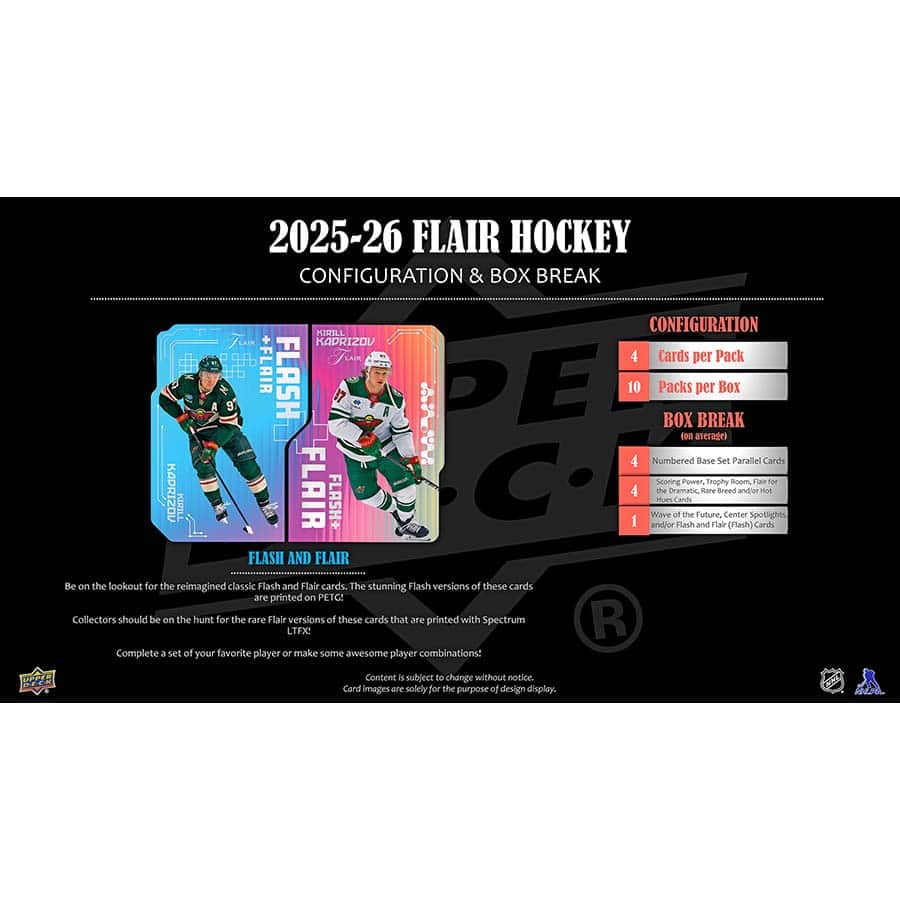 2025-26 Fleer Flair Hockey Hobby Box