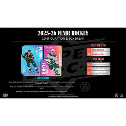 2025-26 Fleer Flair Hockey Hobby Box